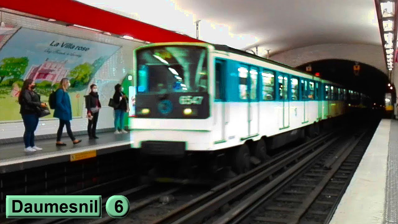 Домениль | линия 6 : Парижский метрополитен ( RATP MP73 )
