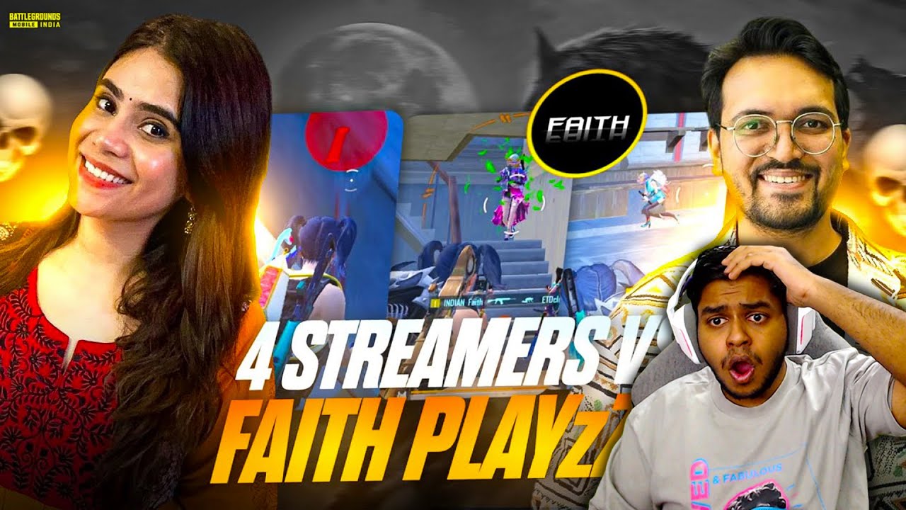 WORLD's IMPOSSIBLE 1vs4 EVEN 120 FPS STREAMER ARE SCARED ?? Faith PlayzZz BEST Moments PUBG Mobile