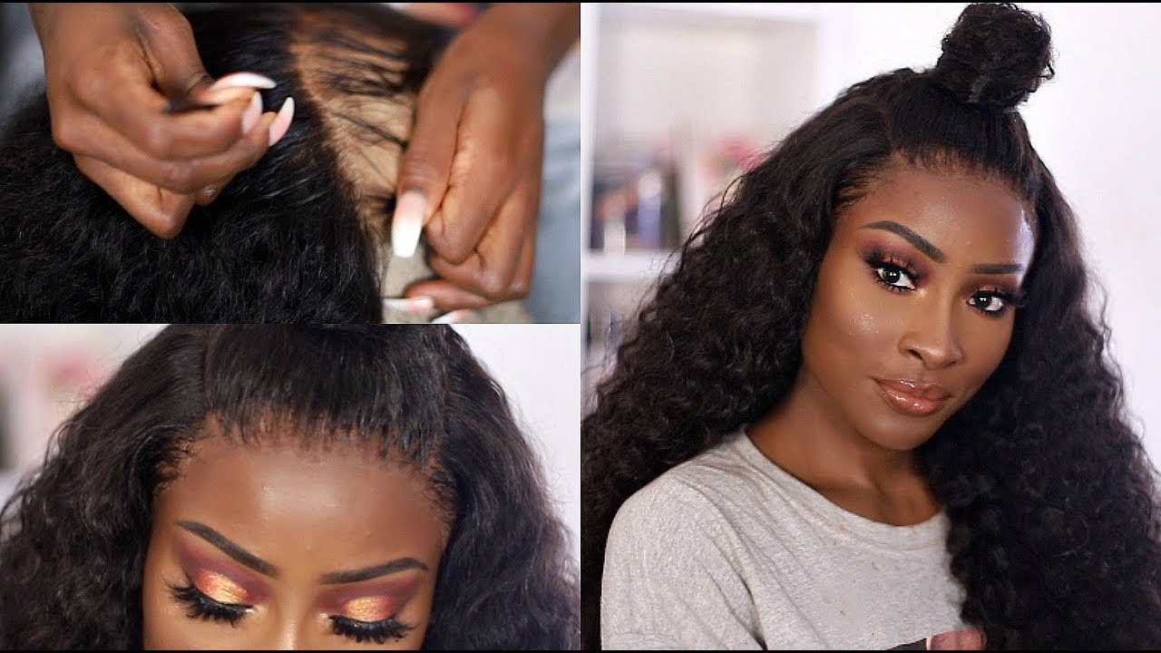 HOW I CUSTOMISE AND PLUCK MY LACE FRONT WIG | UNICE HAIR