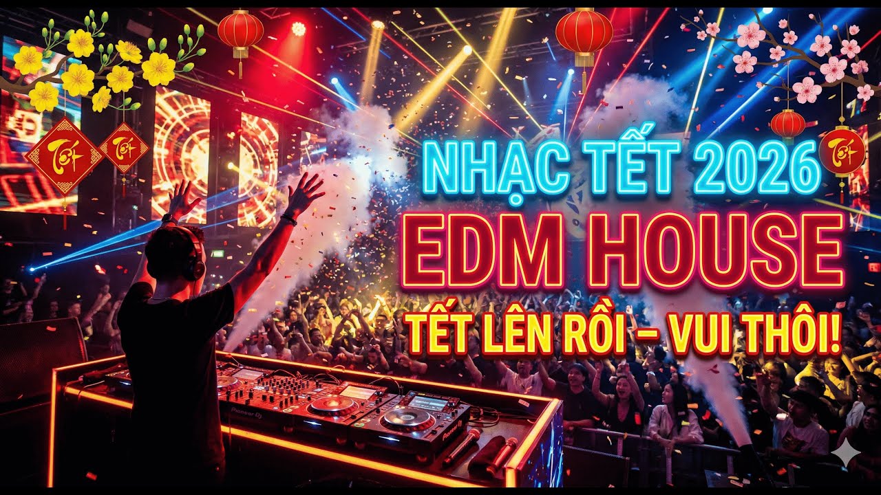 TẾT LÊN RỒI – VUI THÔI! | NHẠC TẾT 2026 | Nhạc Tết EDM House Sôi Động | Tết Việt Music
