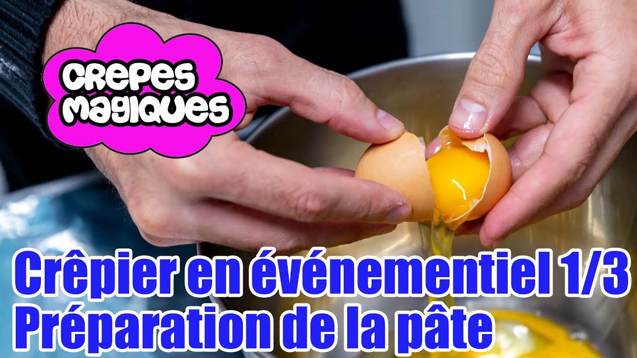 Crêpier en événementiel (1/3) : ma recette professionnelle de pâte à crêpes bretonnes