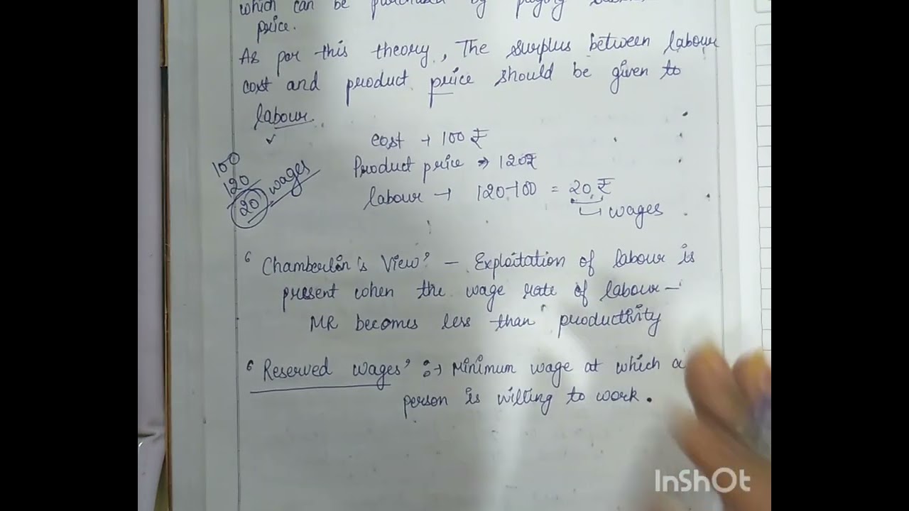 Theory of wages|| part 3 || UGC NET economics|| HPSC || MA Economics 