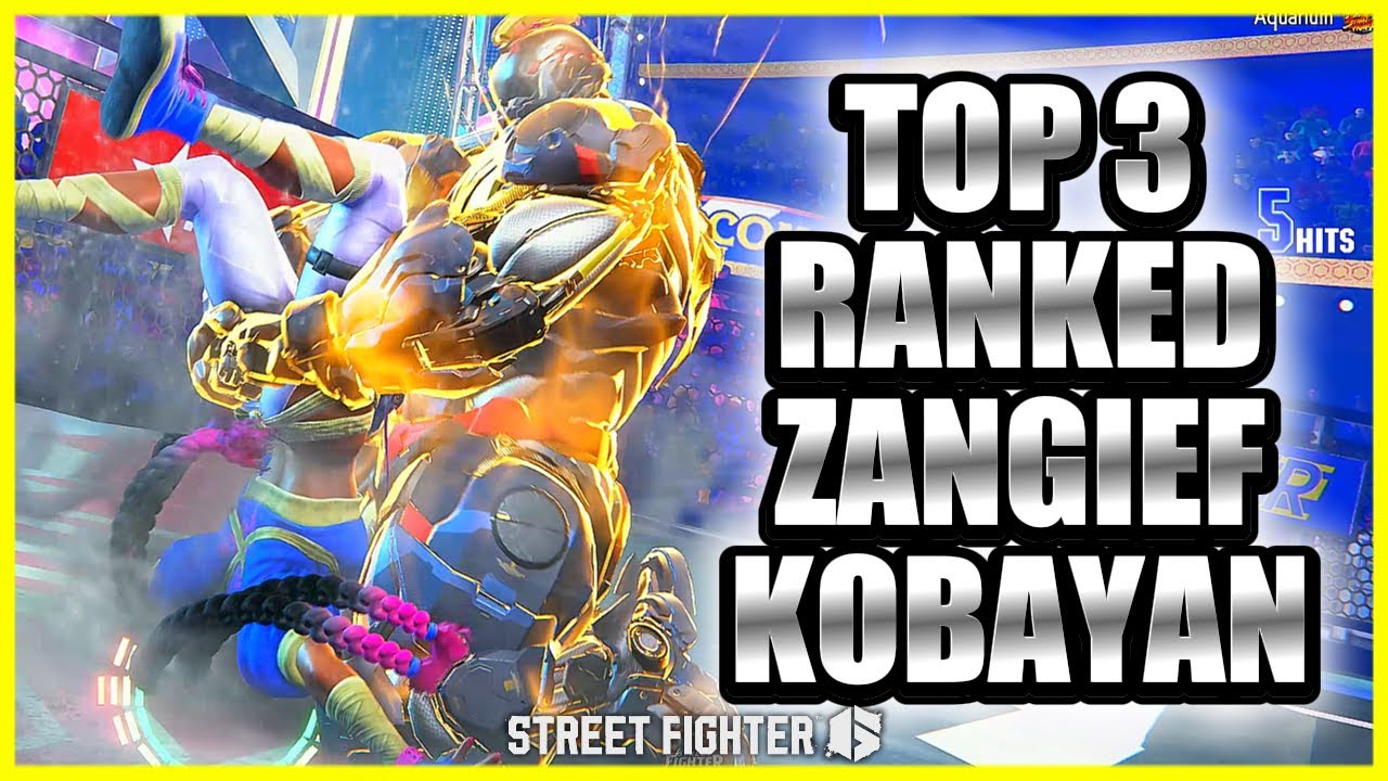 SF6 Zangief | Kobayan Top 3 Ranked Zangief | High level gameplay