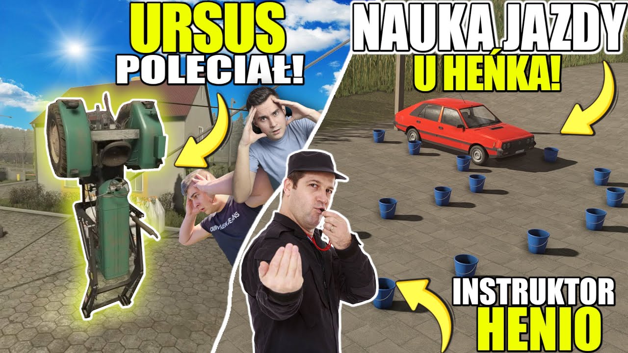 *WYCIĘTE SCENY*🤣 URSUS ODLECIAŁ😲 WYPADEK I JAZDY Z HENIEM w/ HeRoS & Koliz *INNE-OBLICZA-JANINY* #85