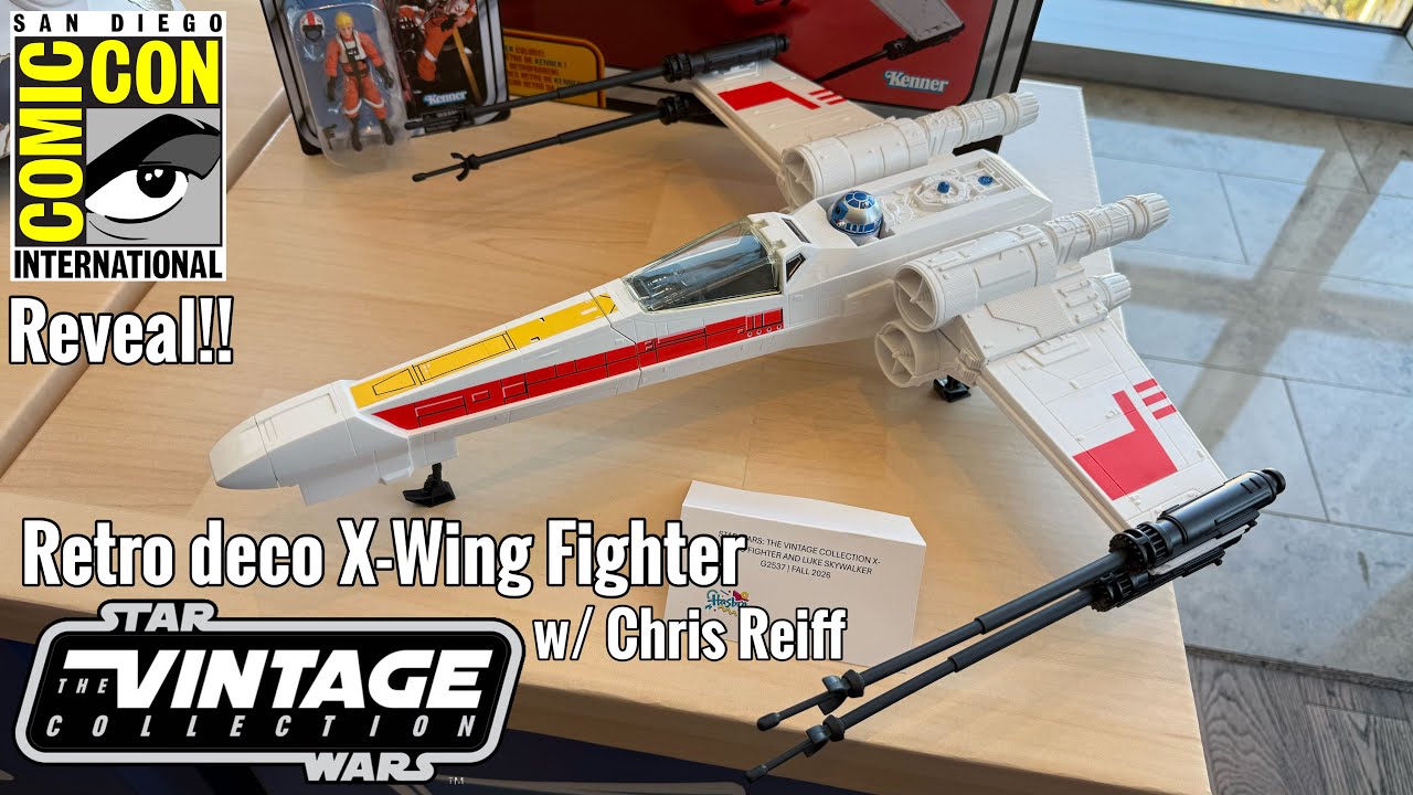 Анонс Hasbro TVC на SDCC! Истребитель X-Wing в стиле ретро!!
