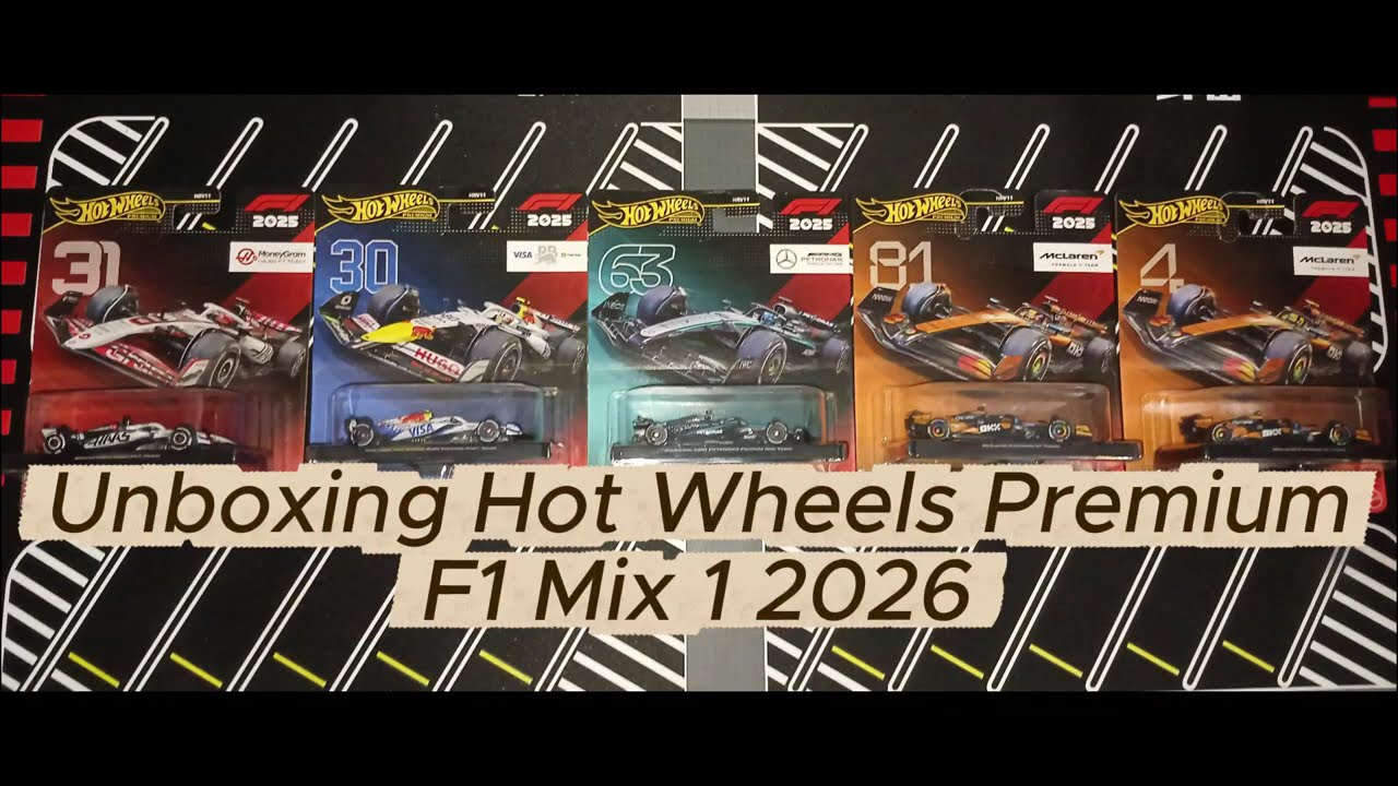 Unboxing Hot Wheels Premium F1 Mix 1 2026