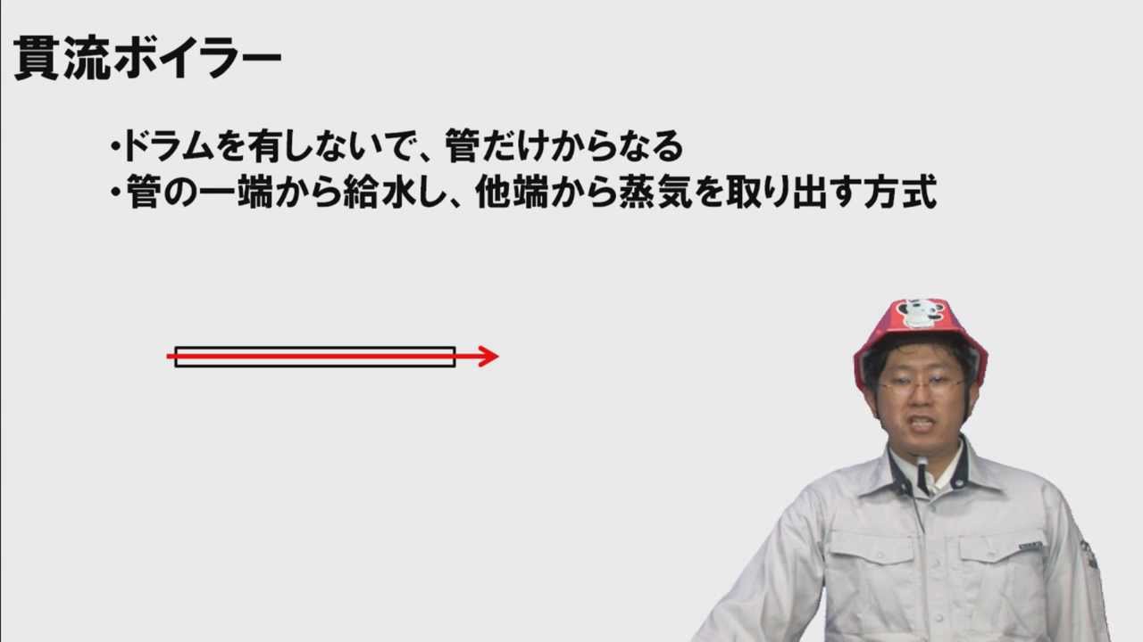貫流ボイラーについて（２級ボイラー講座　サンプル）