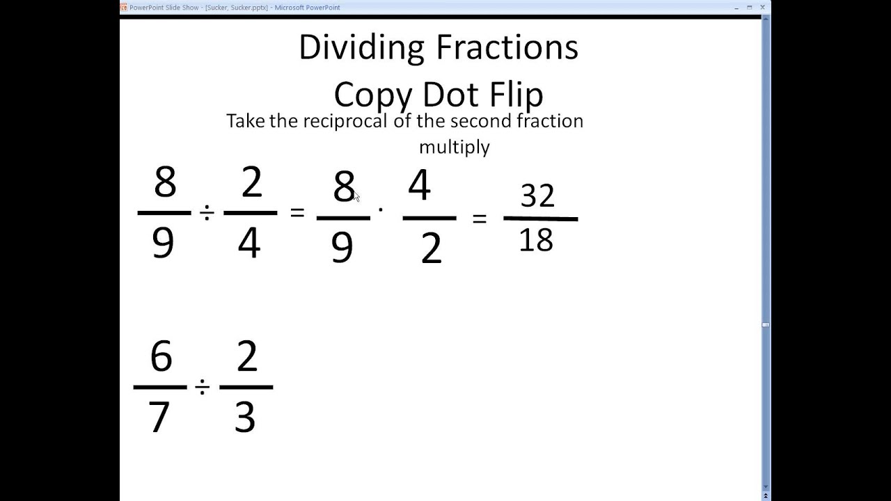 Dividing Fractions
