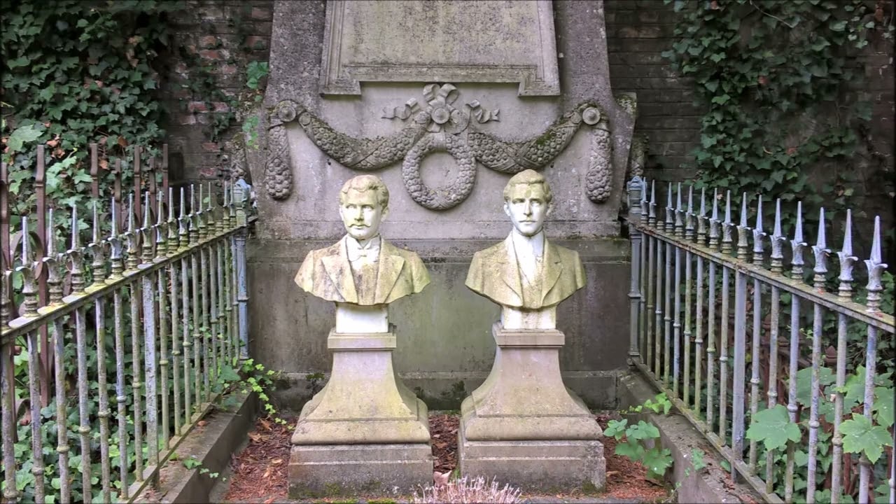 Cimetière de la madeleine et tombe de jules Verne Amiens Août 2025