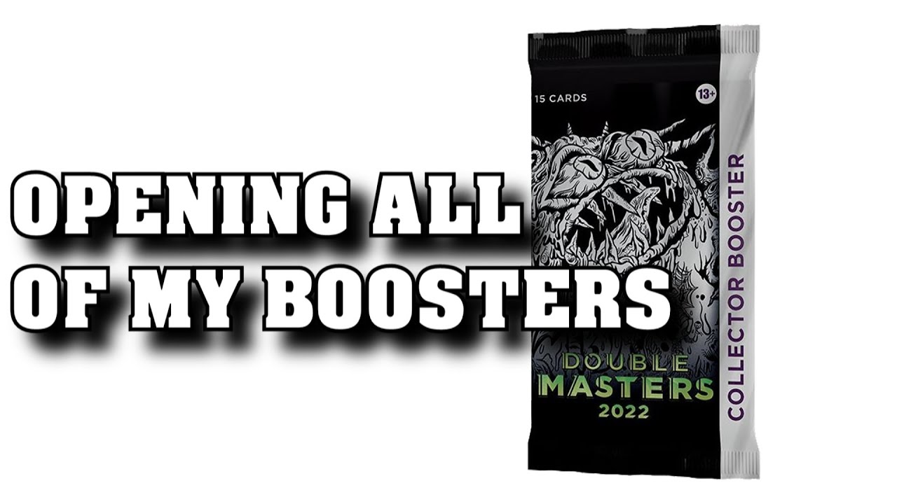 OPENING ALL OF MY DOUBLE MASTERS 2022 BOOSTIES #Short