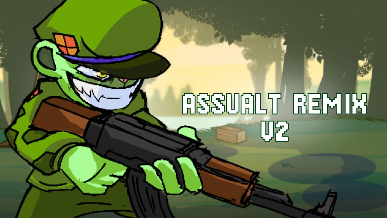 Assault Remix V2 - FNF VS Flippy Flipped Out