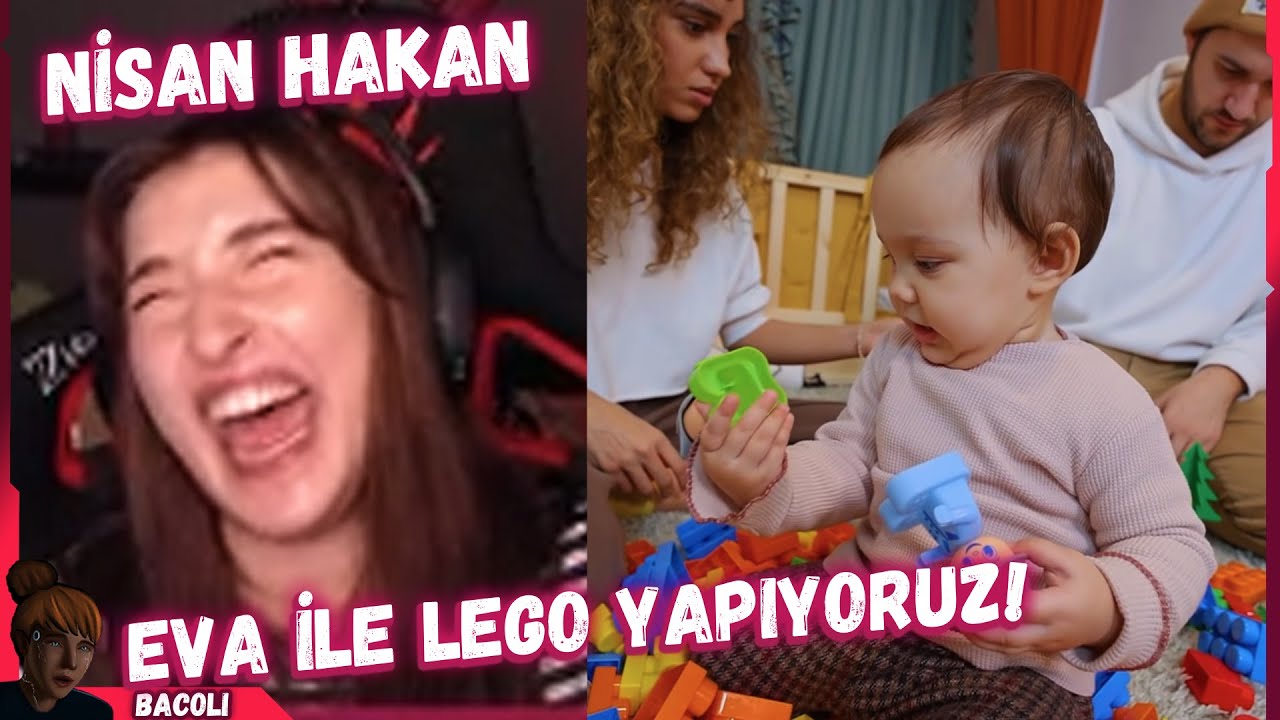 Pqueen - Eva ile Lego Yapıyoruz! İzliyor (Nisan Hakan)
