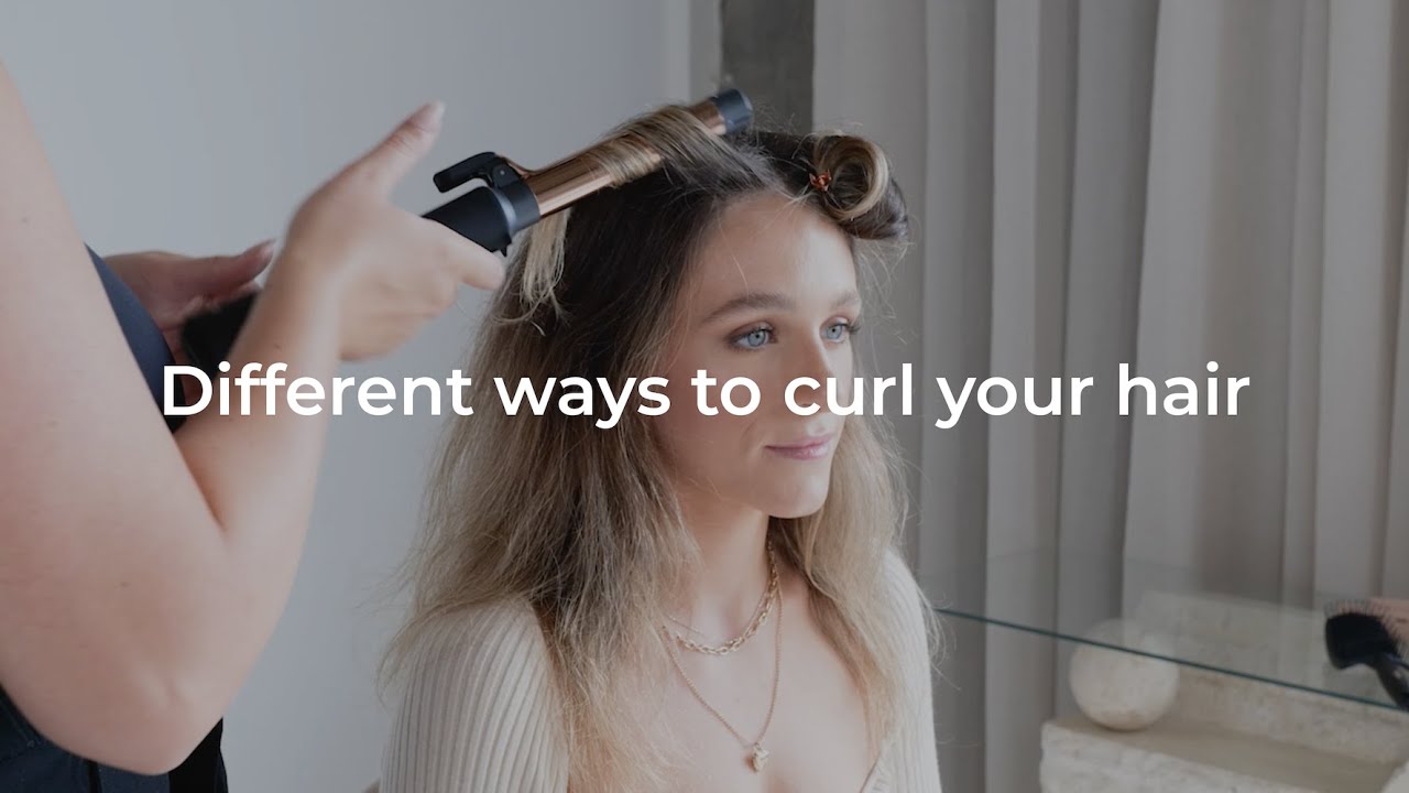 Different curls with the Belisa Cordless Curling Iron (and Wand)