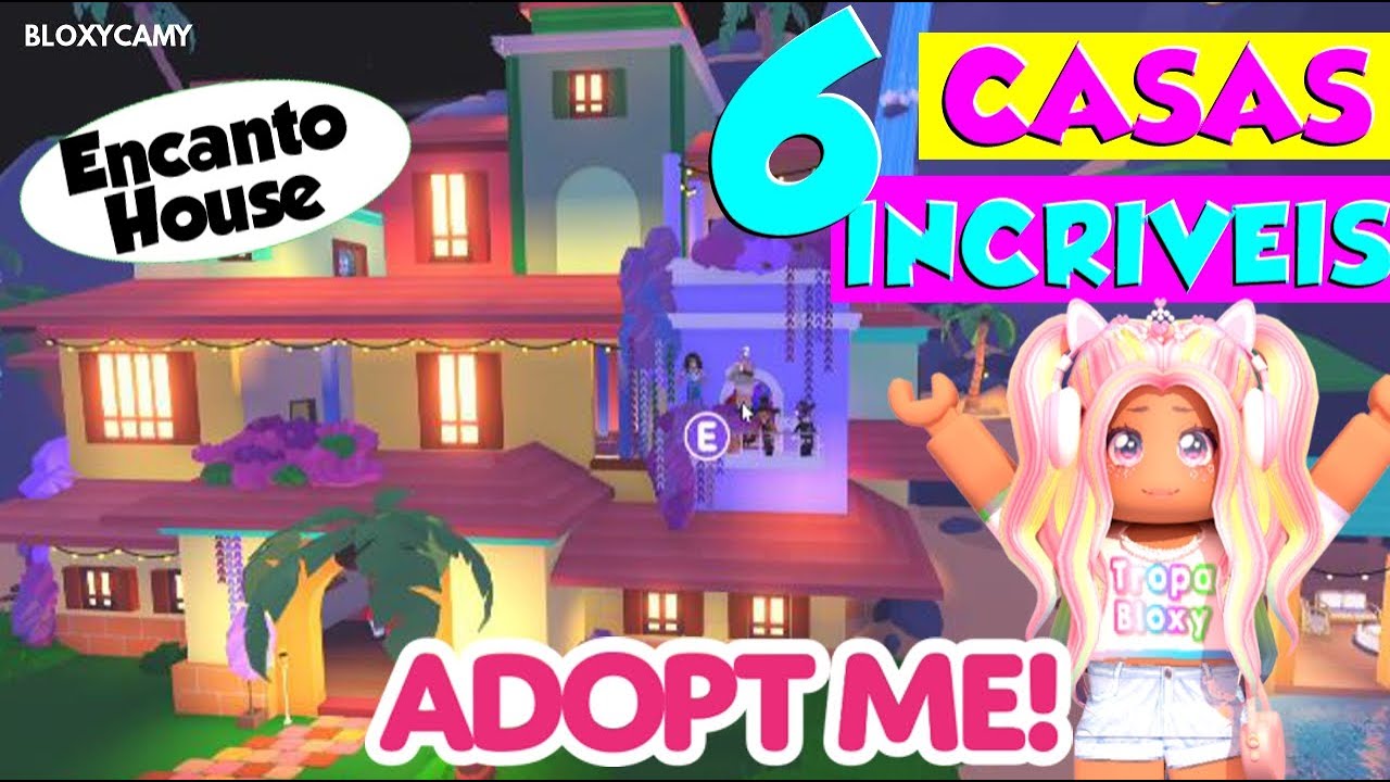 🏡Casas Incríveis Adopt me: ⭐Encanto House Ft. Opheliajosie -decoradora internacional adopt me
