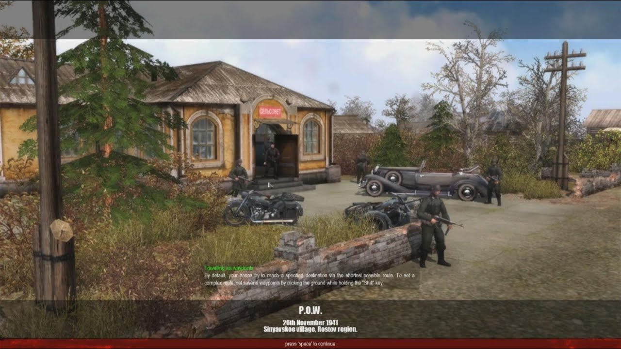 MoW - Men of War - Soviet campaign - Mission 3 - P.O.W - HD