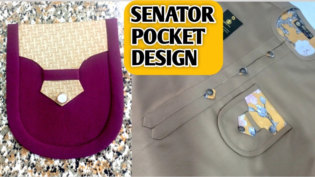 How to sew senator pocket design