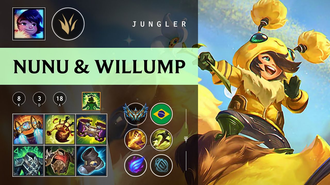 Nunu & Willump Jungle vs Zyra - BR Challenger Patch 26.01