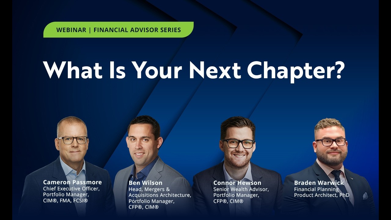 Financial Advisors: What Is Your Next Chapter?