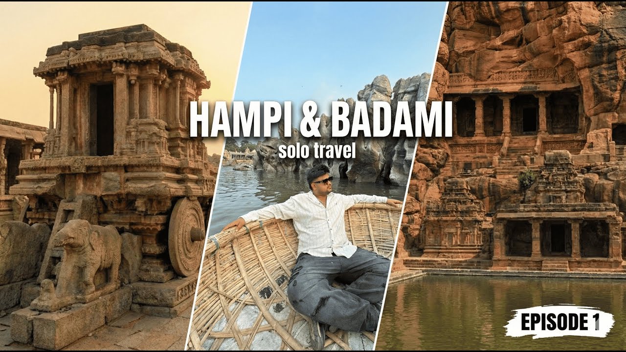 Solo Ride From Mumbai to Badami | Episode 1 | Hampi & Badami Motovlog Series