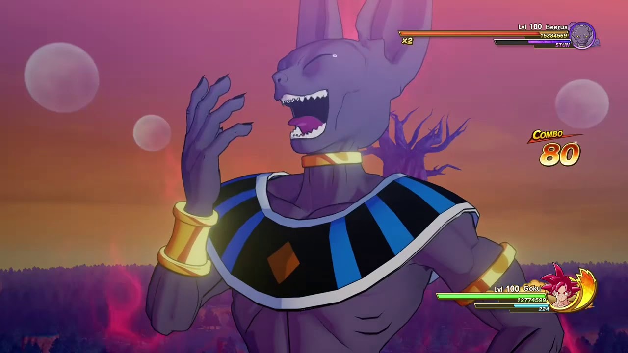 DRAGON BALL Z: KAKAROT DLC 1 Goku vs Beerus
