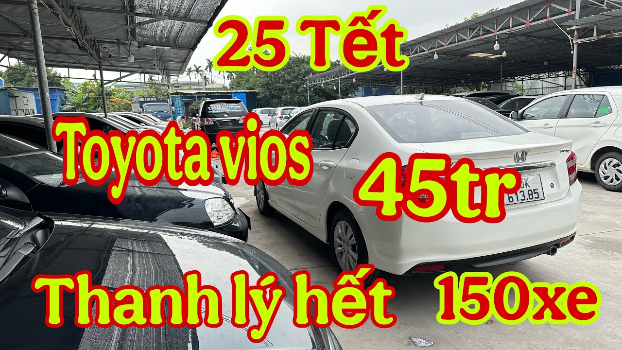 25Tết..Thanh Lý cả bãi…45tr..84tr Toyota vios…Altit…Báo Giá 150xe :0965892335