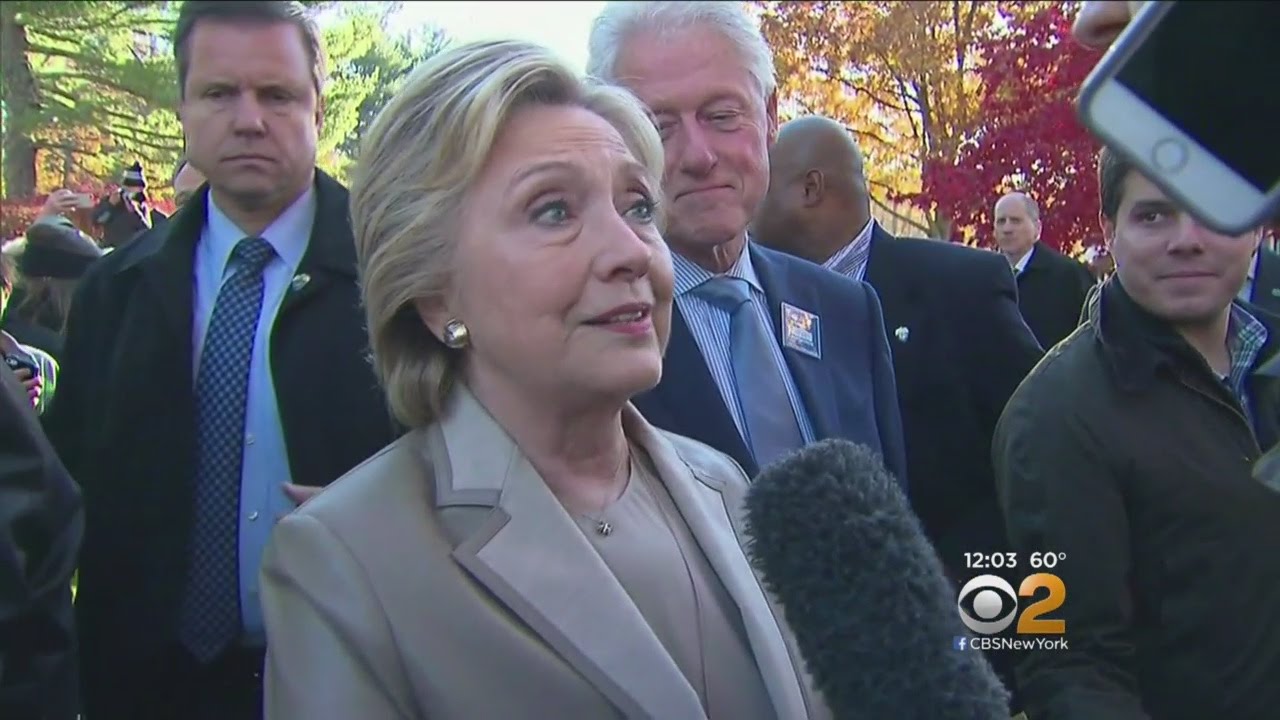 Hillary Clinton Casts Her Vote