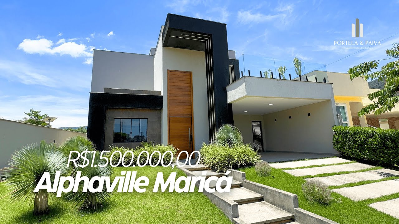 UMA DAS CASAS MAIS BONITAS DO ALPHAVILLE MARICÁ RJ