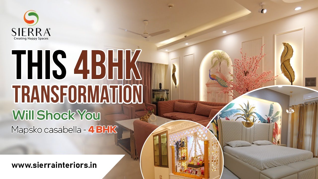 Mapsko Casabella,Gurugram , 4BHK Interior Design Tour | Best Layout