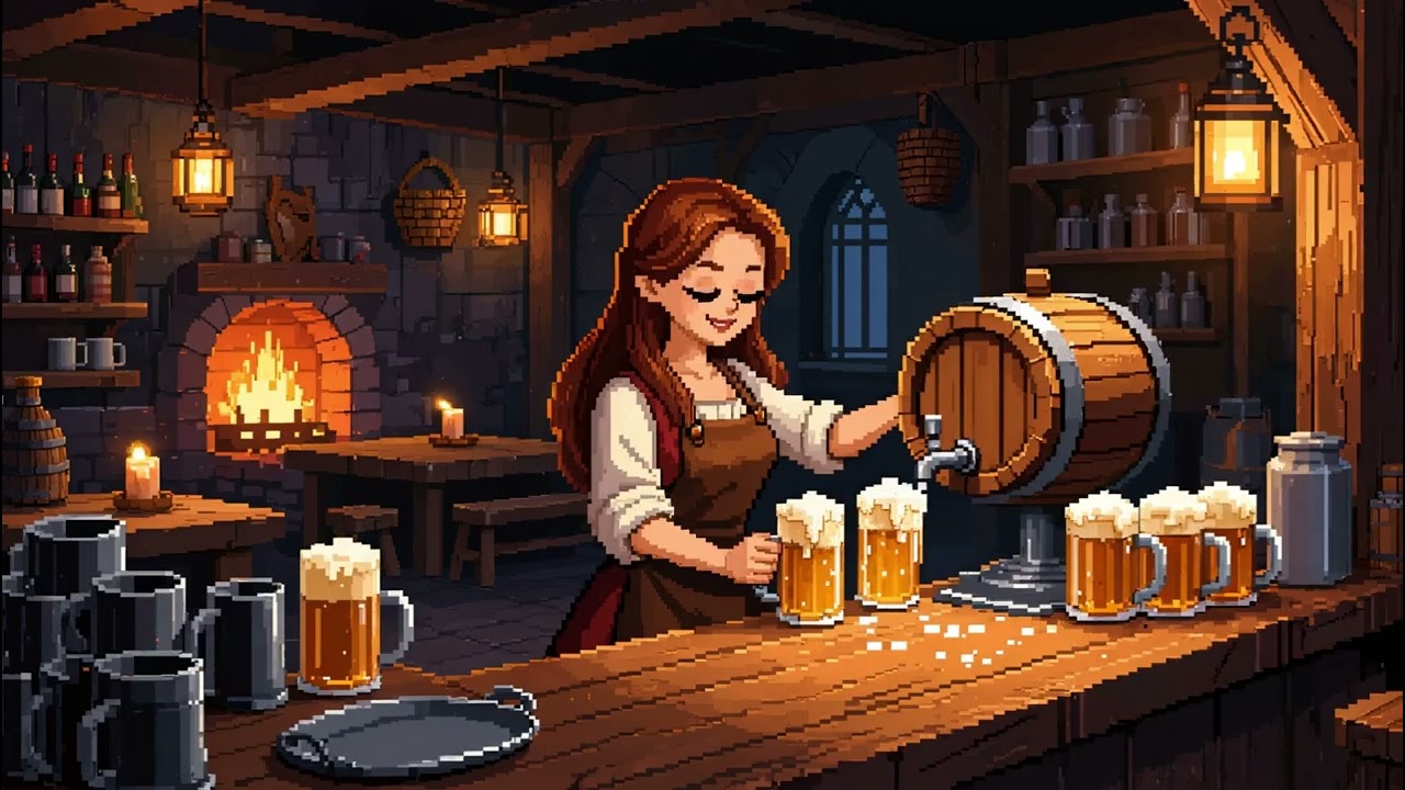 Fresh Pints and Warm Firelight 🍺 | Medieval Tavern Lofi