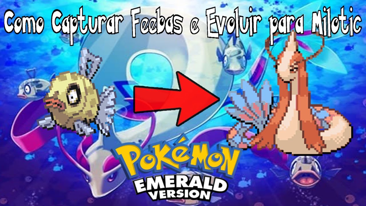 Como Capturar Feebas e Evoluir para Milotic (MÉTODO SEM ERRO) no Pokémon Emerald