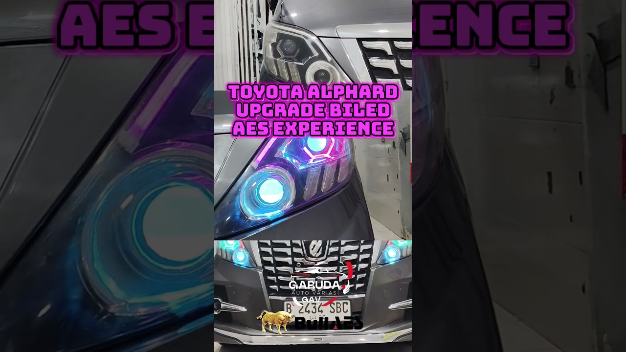 ✨ Upgrade Lampu Alphard Makin Mewah & Terang Maksimal!  