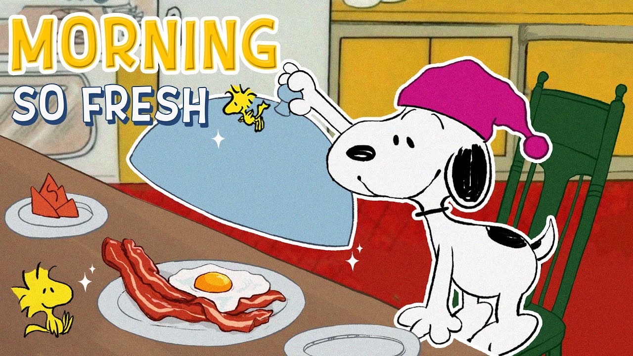 Morning Jazz Vibes with Snoopy 🍳☀️ Relaxing Breakfast Music to Boost your Mood