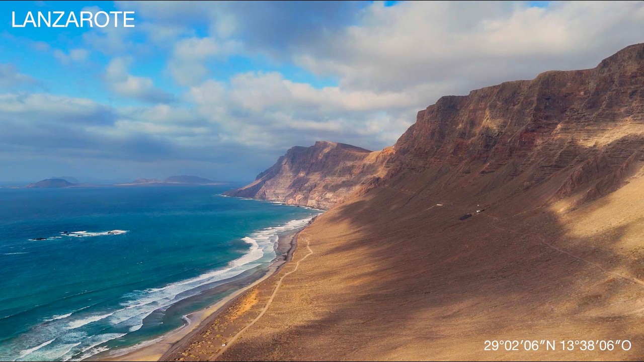 Lanzarote y Fuerteventura a vista de Drone