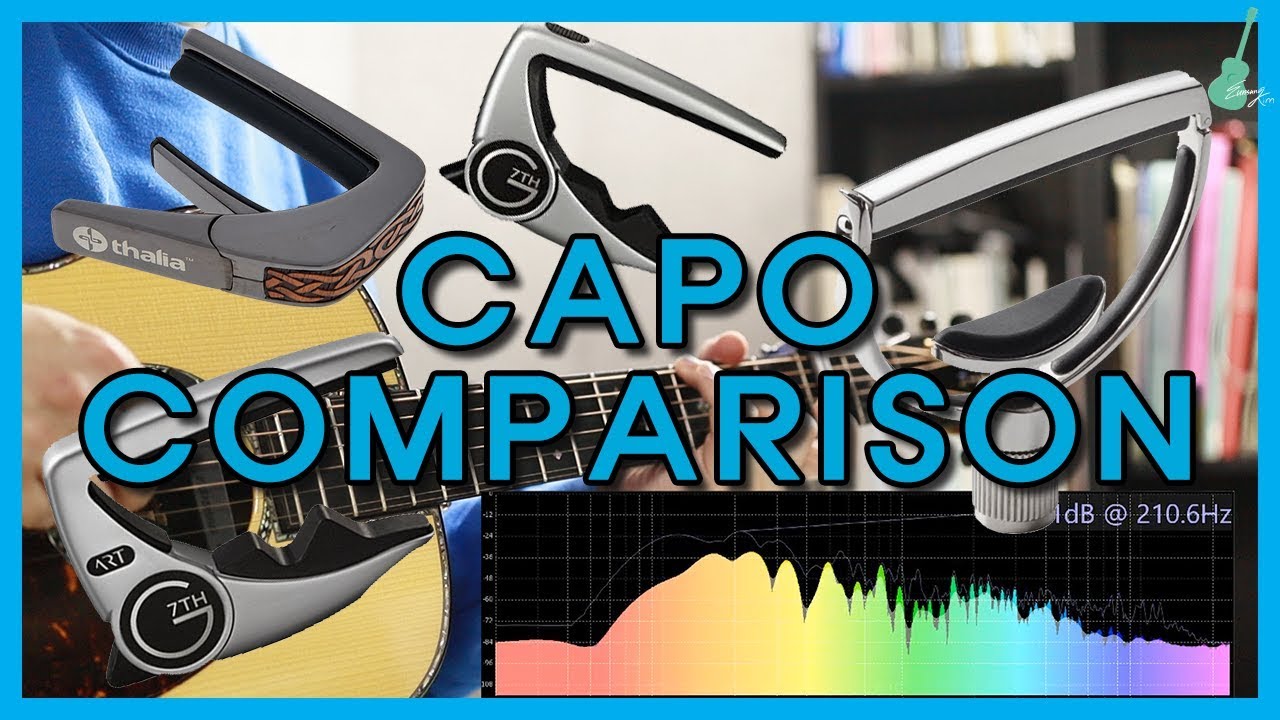 Capo Sound Comparison. G7 Heritage, Performance 3&2, Thalia capo.