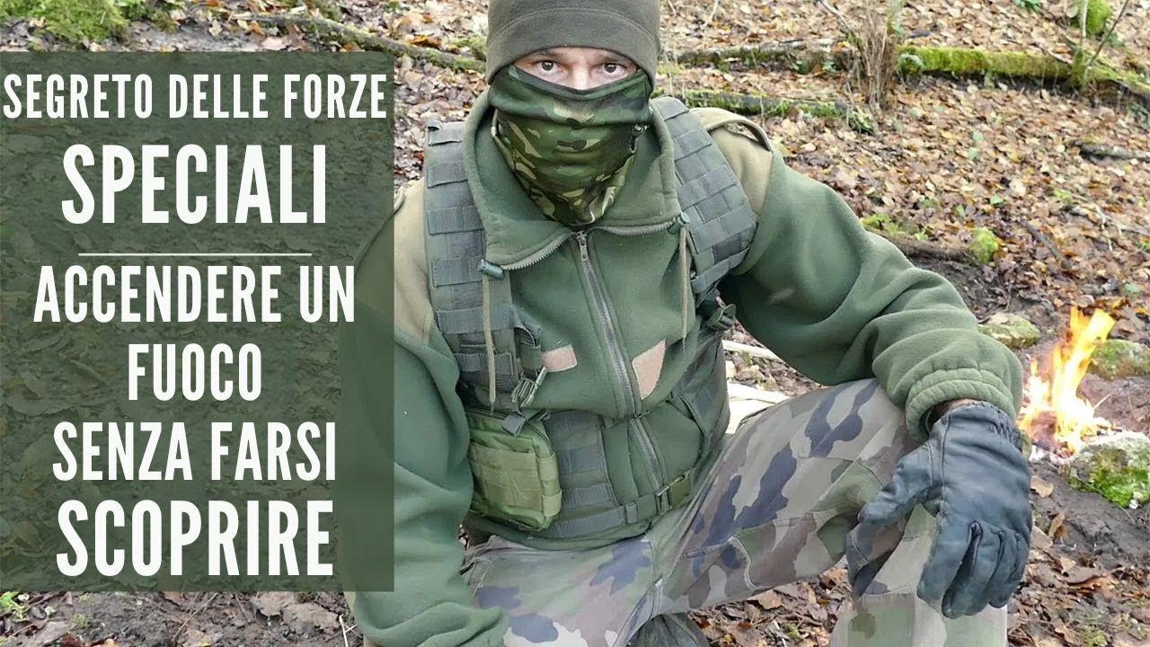 Come fare un FUOCO senza fumo in modo discreto. SEGRETO delle FORZE SPECIALI