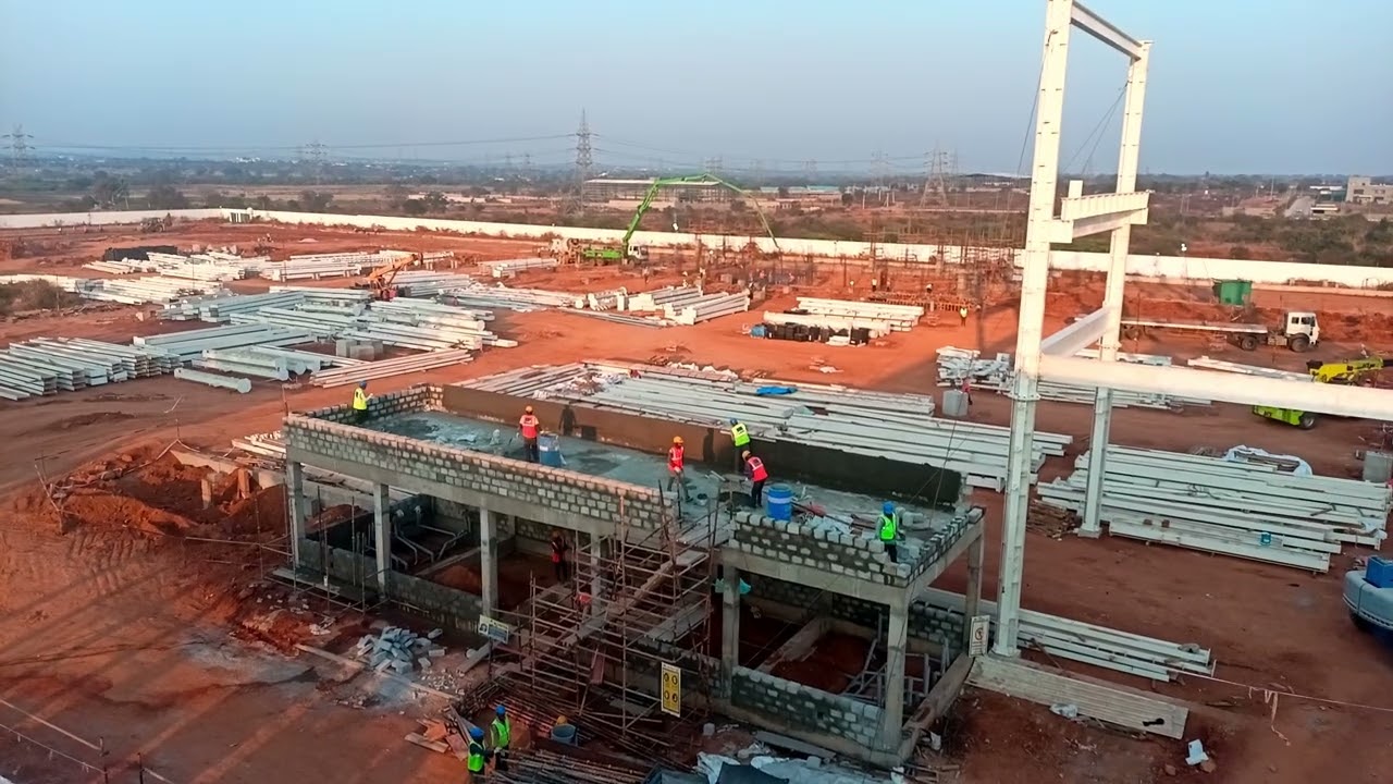 Ashirvad Pipe Pvt Ltd, Chandvelly industrial Area under construction, Manufacturing plant.