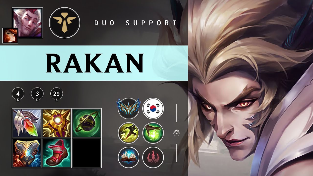 Rakan Support vs Alistar - KR Challenger Patch 25.22