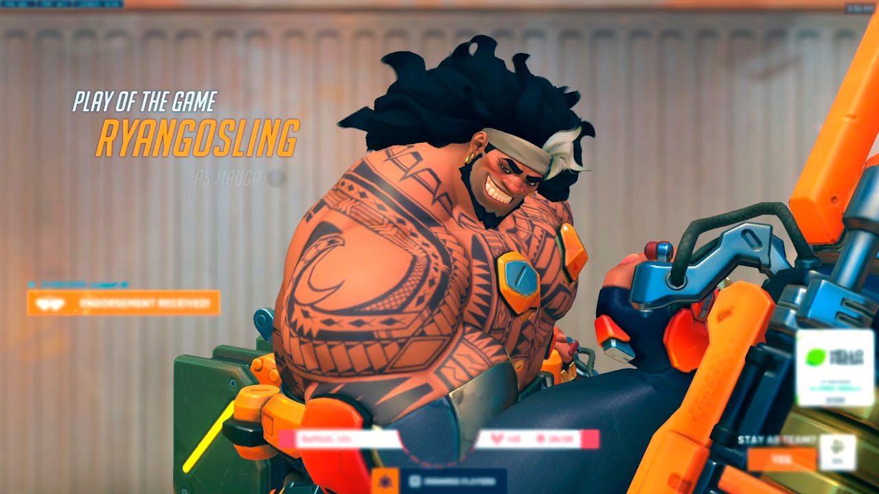 GALE is DOMINATING AS MAUGA - POTG! OVERWATCH 2 SEASON 10 TOP 500
