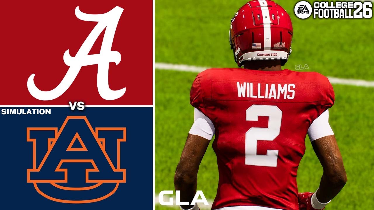 Alabama vs. Auburn Simulation | CFB 26 PS5 Gameplay