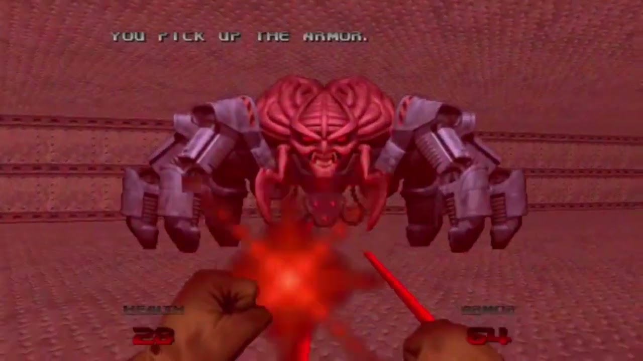 (W.I.P) Spider Mastermind with Unmaker Laser in Doom 64 EX-Plus Enhanced