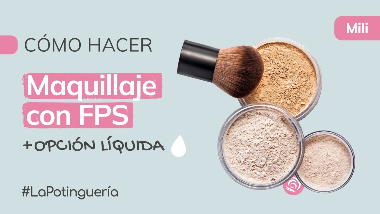 Cómo hacer Maquillaje en Polvo con Protección FPS 🌞🪞 +CÓMO HACERLO FLUIDO 💧 Jabonarium 