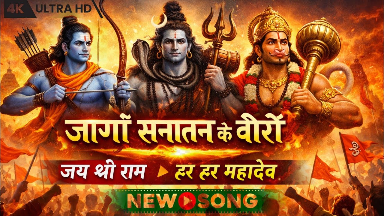  सनातन के वीरों 🚩 | New Sanatan Bhajan 2026 | जय श्री राम | Har Har Mahadev | Powerful Hindu Song 