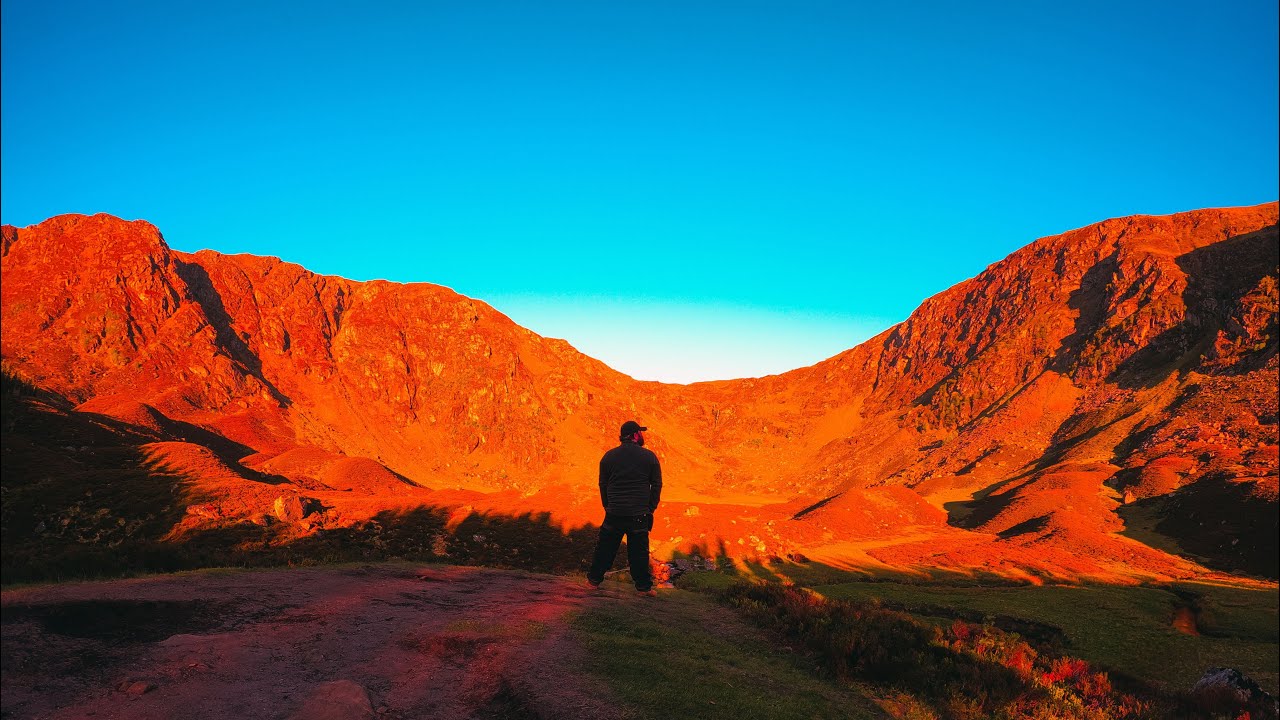 Sunrise in Corrie Fee, Scotland. DJi Mini 2