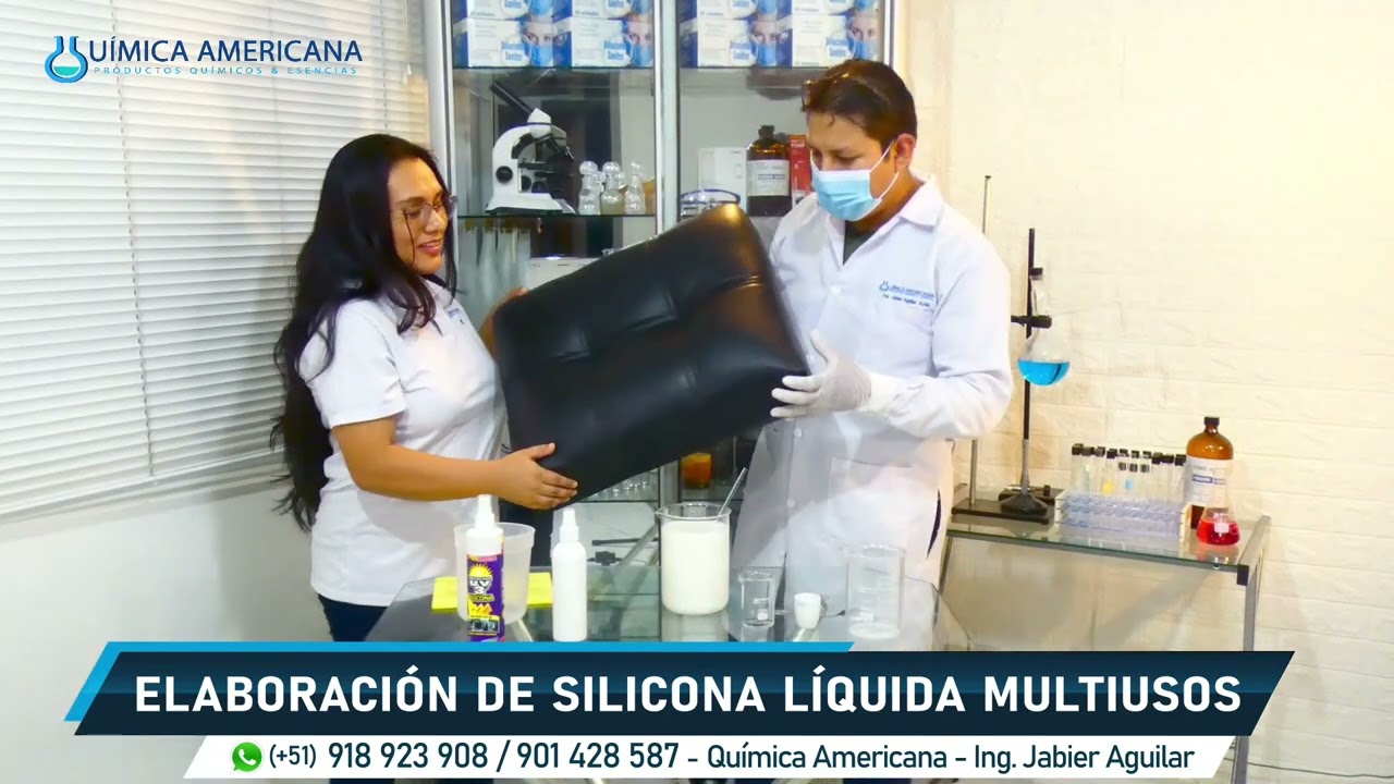 Elaboración de SILICONA LIQUIDA PARA AUTOS (multiusos) | Química Americana