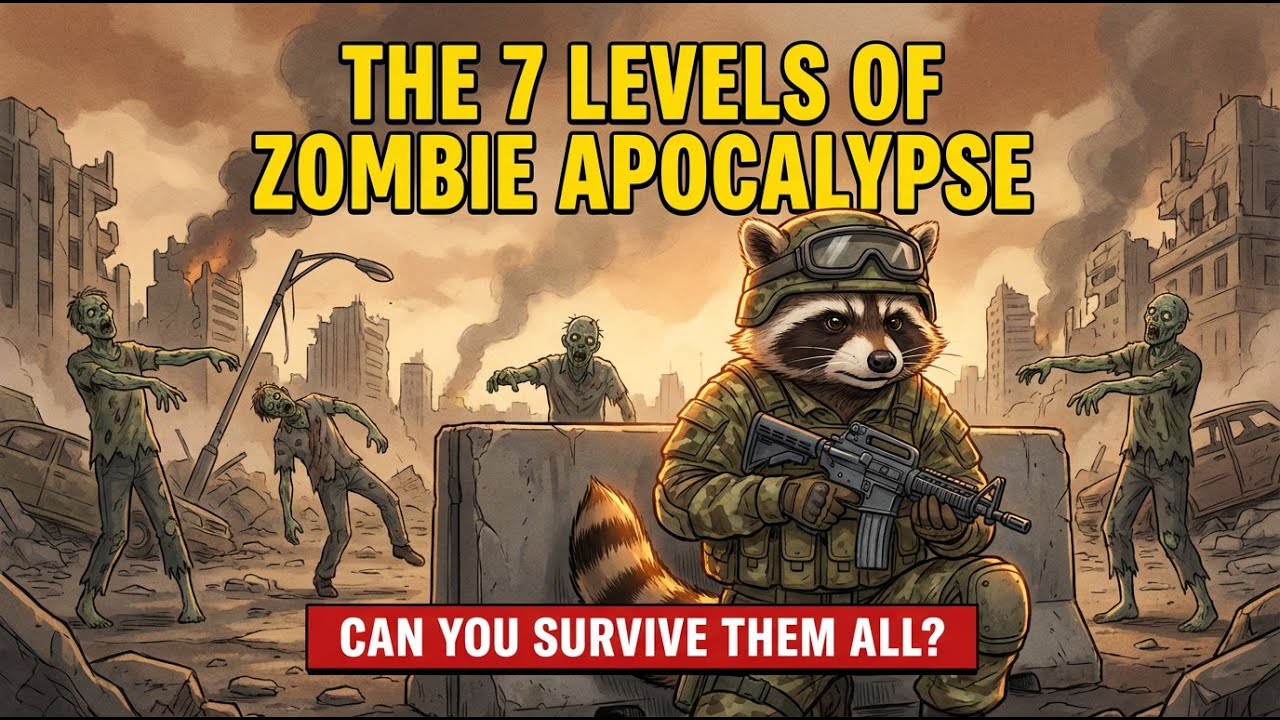 The 7 Levels of Zombie Apocalypse You Can’t Survive Alone