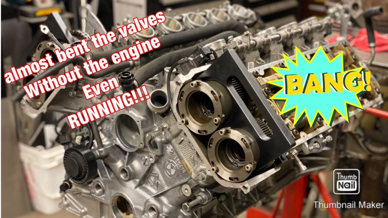 BMW E60 M5  VANOS GEARS INSTALLATION!!!