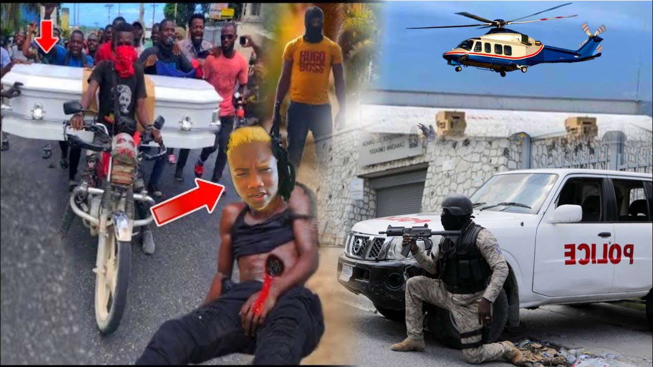 Izo Ouvri Yon Mòg, La Polis Antre Nan Vilaj 3 Sòlda Tonbe.. Boul Mikròb Izo Kouri