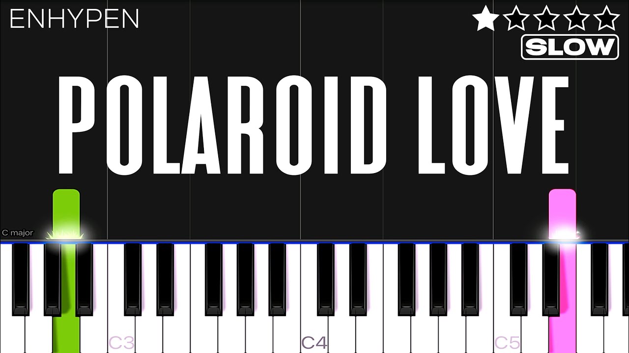 ENHYPEN - Polaroid Love | SLOW EASY Piano Tutorial