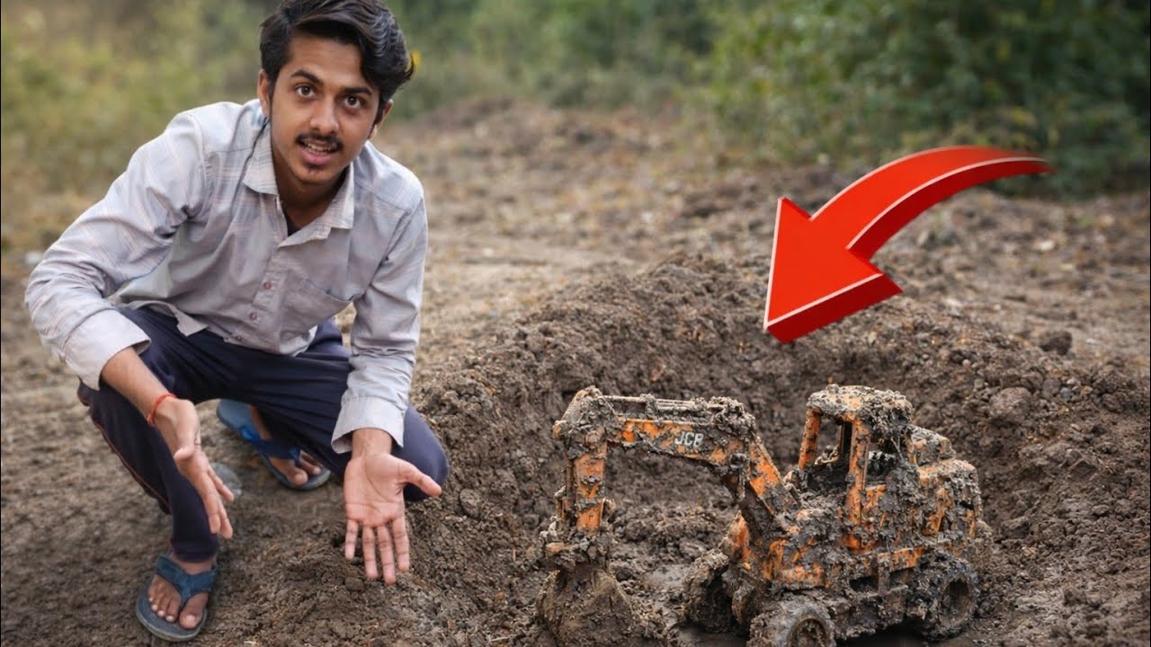 7 महीने जमीन के अंदर दबा रहा JCB खिलौना 😱 | After 7 Months Underground Toy JCB Condition | Shocking 