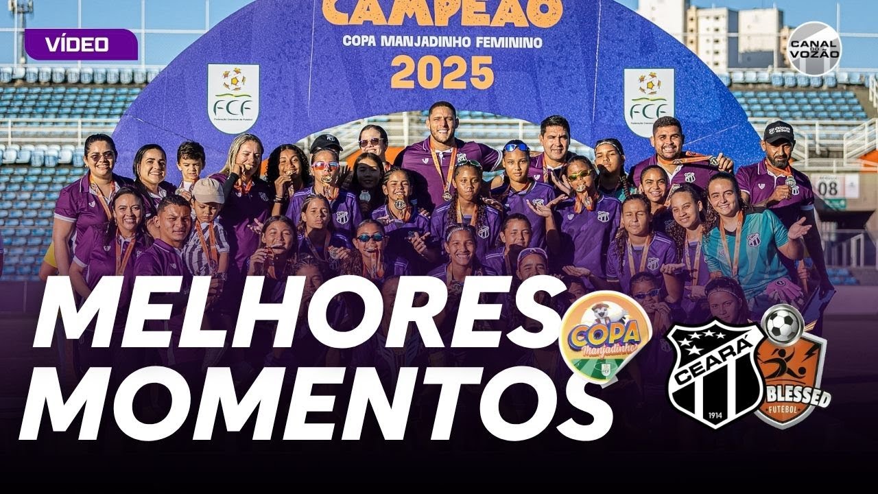 [Manjadinho '25] Final | Feminino S15 | Cear&aacute; 2 X 1 The Blessed | Melhores Momentos | Canal do Voz&atilde;o